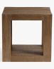 Mesa lateral Palisades de madera