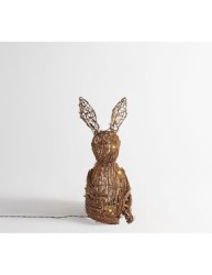 Figura decorativa Rattan Bunny de ratán