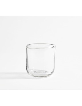 Portavela Brie Rolled Glass de vidrio