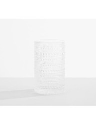 Vaso largo Jupiter Hobnail de vidrio