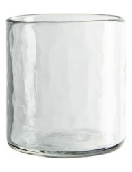 Vaso doble old fashion Hammered de cristal