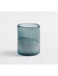 Portavela Montauk Frosted de vidrio