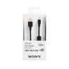 Sony Cable USB a MicroUSB 1.5m Negro