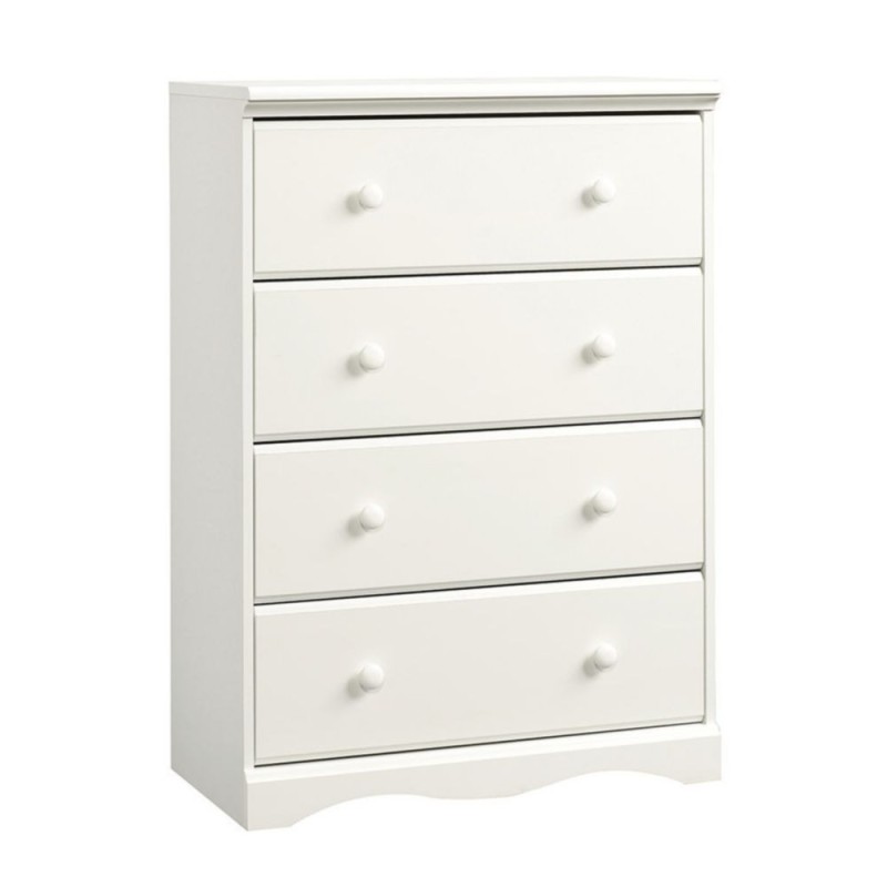 Cómoda Sauder 4 Cajones Blanco