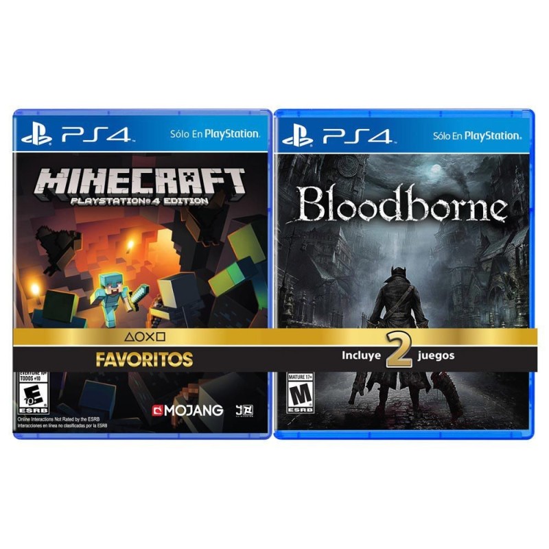 Minecraft + Bloodborne PS4