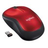 Logitech Mouse M185 Inalámbrico Rojo