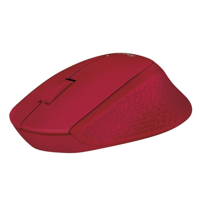 Logitech Mouse M280 Inalámbrico Rojo