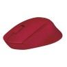 Logitech Mouse M280 Inalámbrico Rojo