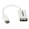 Cable Micro USB a USB OTG Macho a Hembra StarTech