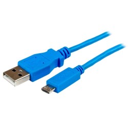StarTech Cable Micro USB Azul de 1m