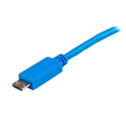 StarTech Cable Micro USB Azul de 1m