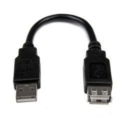 Cable Extensor USB 2.0 Macho a Hembra 15cm StarTech
