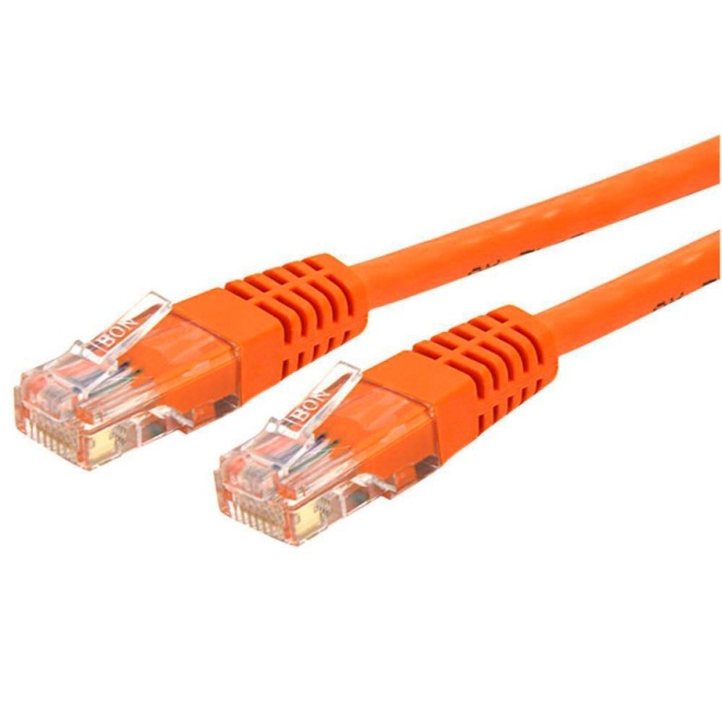 Cable de Red 1.8m Cat6 UTP RJ45 Patch Naranja