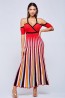 MAXI VESTIDO MINERVA PLISADO