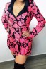 ROMPER-BLAZZER ROSAS/NEGRO.