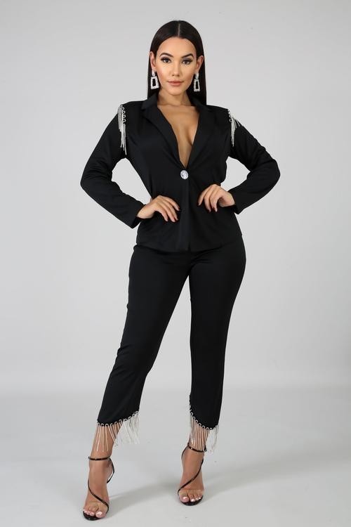 SET CRYSTAL NEGRO
