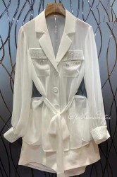 SET KRYSTAL BLANCO CHIFFON