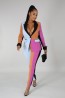 SET TRAJE  COLOR BLOCK MULTICOLOR