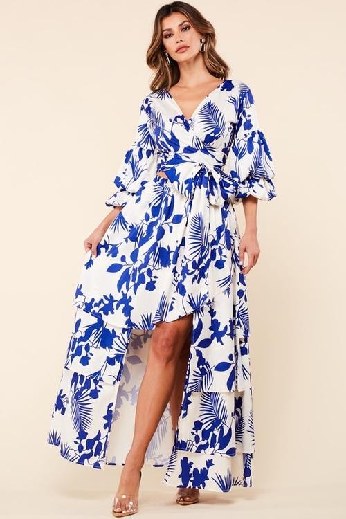 SET TROPICAL AZUL/BLANCO