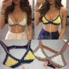 TOP TEJIDO MULTICOLOR AMARILLO/AZUL