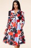 VESTIDO GABARDINA ARTWORK